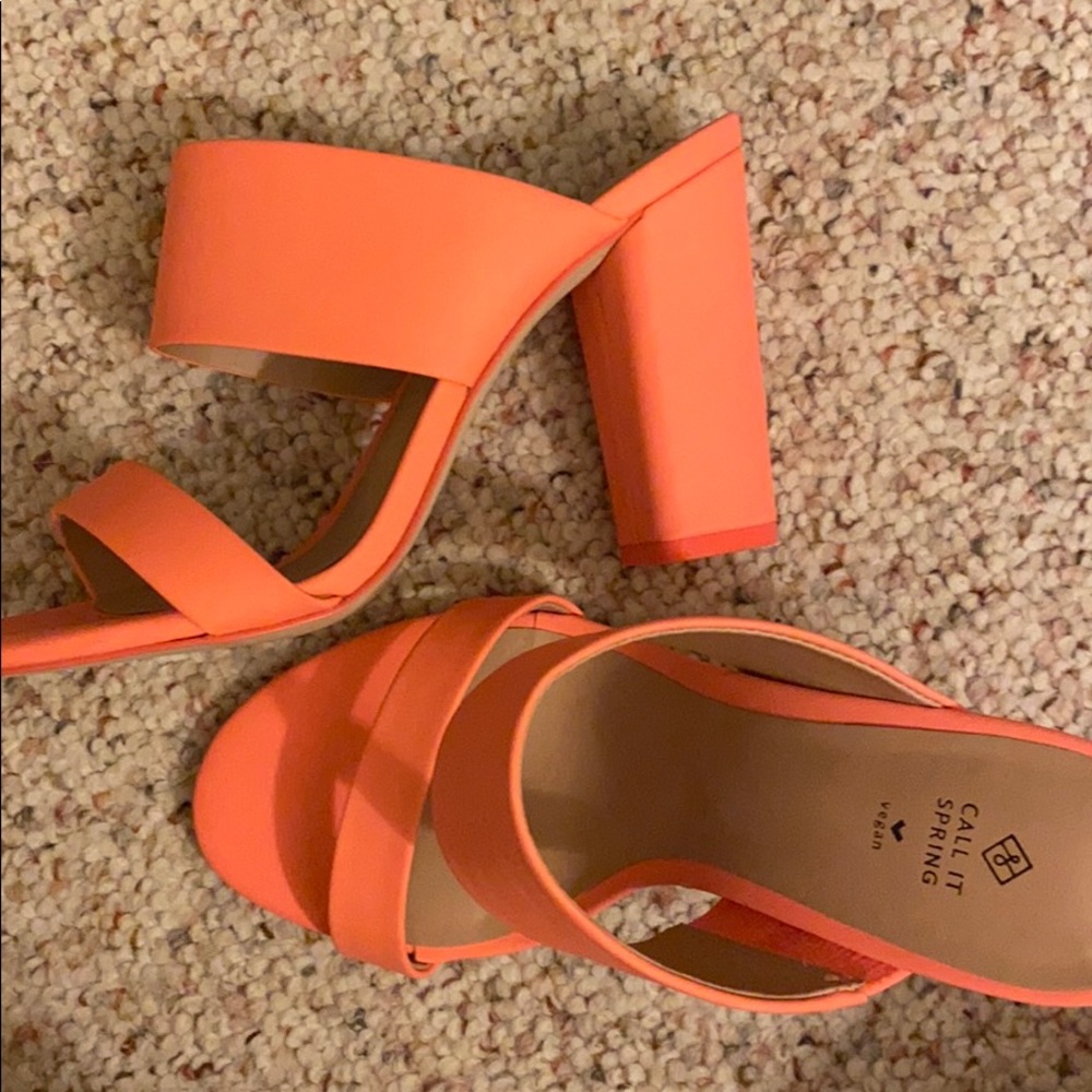 Call it spring neon heels!
